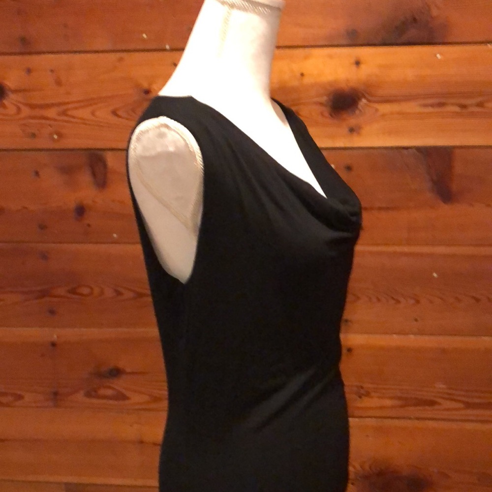 Amour Vert Paris eco Friendly Cowl Neck Black Dre - Picture 10 of 16